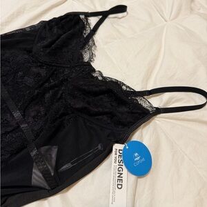 Cupshe Black Lace Chemise